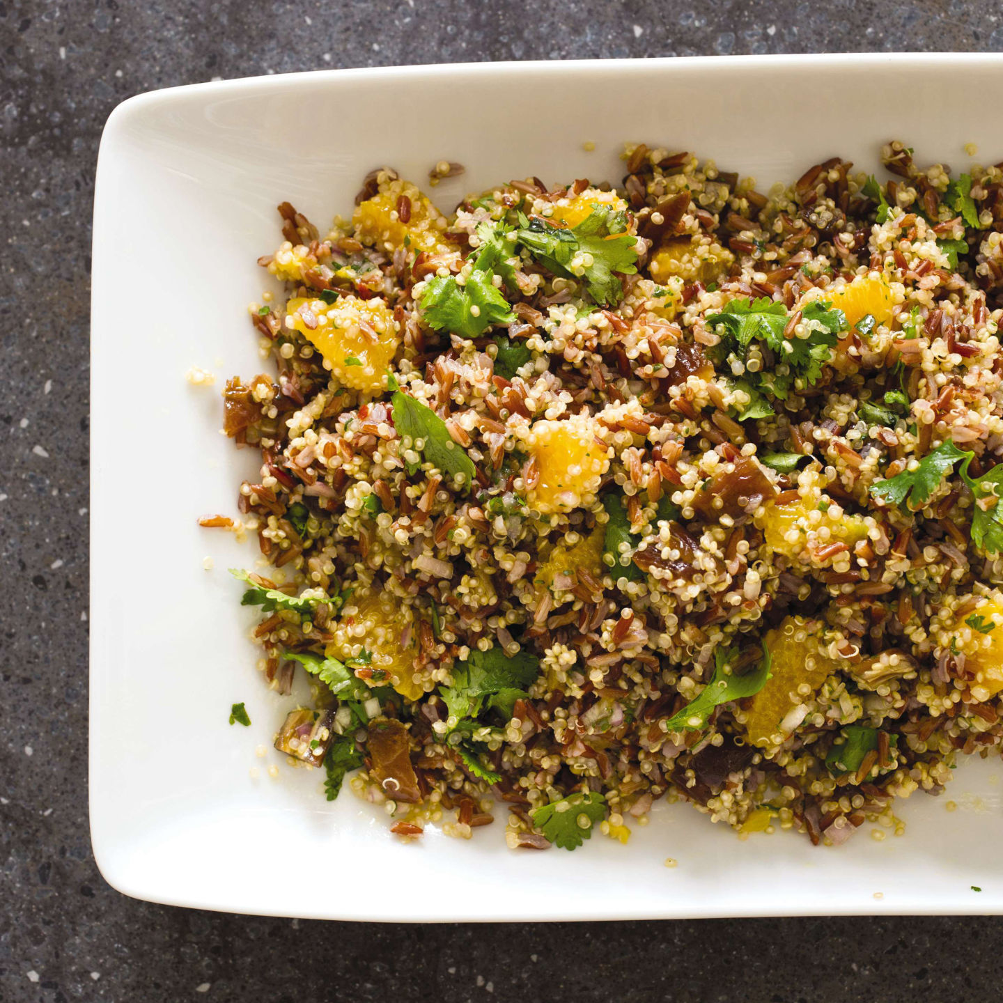 Food Column ATK Red Rice and Quinoa Salad